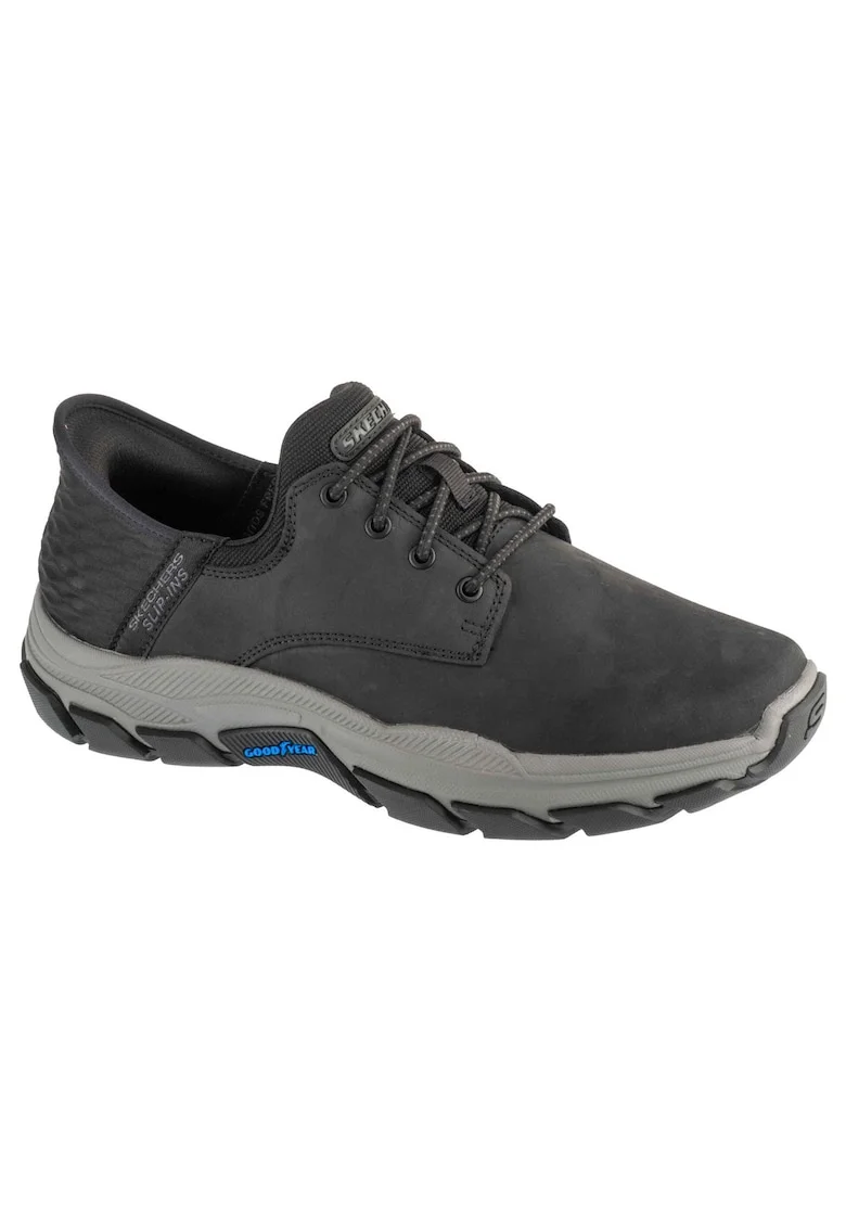 Pantofi sport,  Slip-Ins: Respected - Garrett 205201, Negru mat