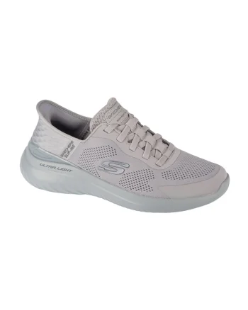 Pantofi sport slip-ins din plasa cu detalii logo Bounder 2.0, Gri