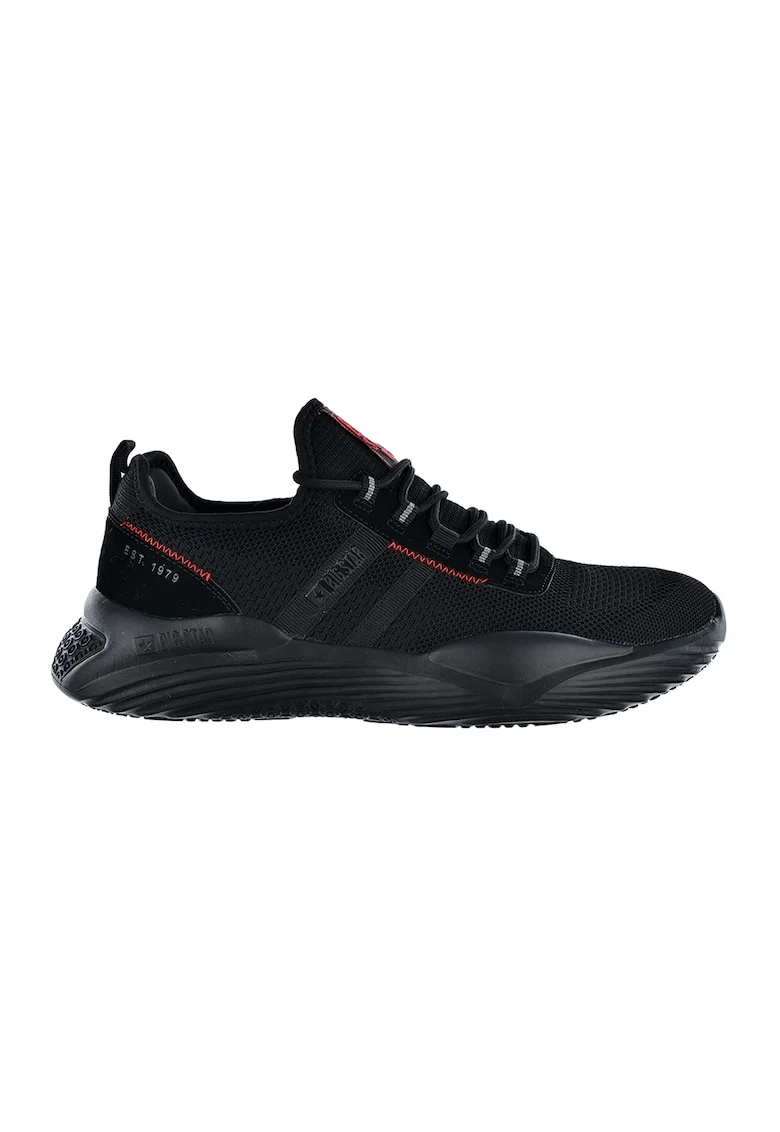 Pantofi sport slip-on de plasa, Negru
