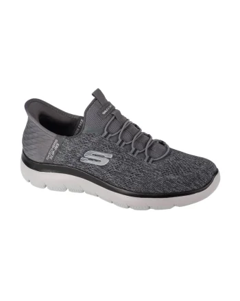 Pantofi sport,  Slip-Ins: Summits - Key Pace 232469, Gri deschis