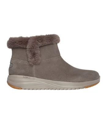 Ghete slip-on impermeabile On The Go, Maro taupe