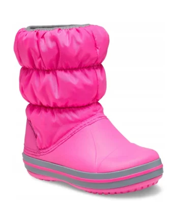 Cizme De Zapada Slip-on Copii,  Winter Puff Boot Kids, Roz,
