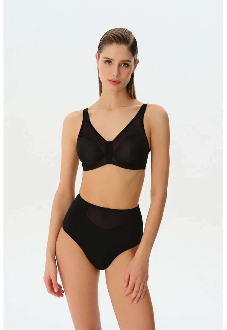 Chiloti modelatori cu talie inalta, Negru