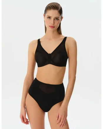 Chiloti modelatori cu talie inalta, Negru
