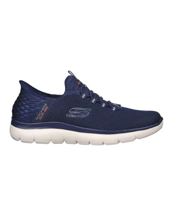 Pantofi sport slip-in cu logo Summits High Range, Bleumarin