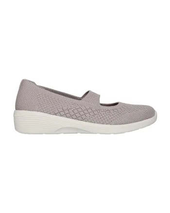 Balerini slip-ins cu model tricotat Arya, Maro taupe