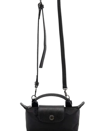 Geanta crossbody mica din piele ecologica, Negru