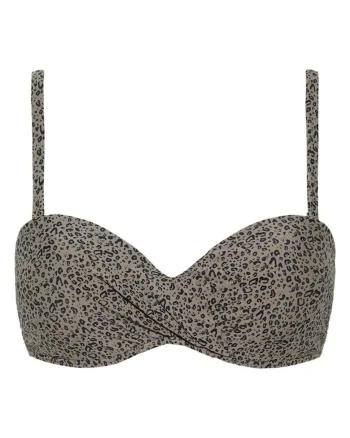 Sutien de baie cu animal print,