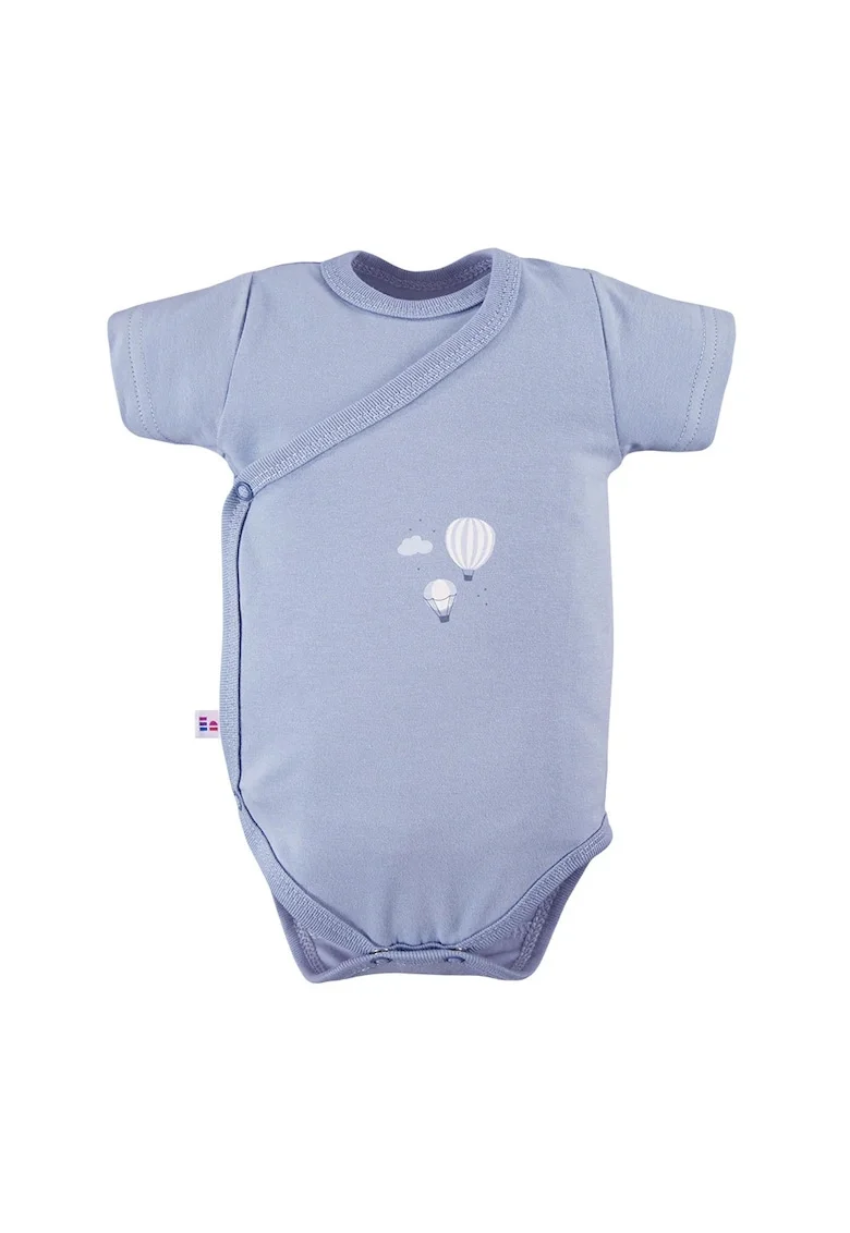 Body cu maneca scurta si model balon,  - Petite, Albastru, pentru baietei, Albastru