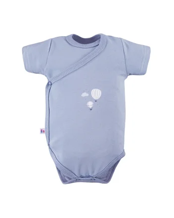 Body cu maneca scurta si model balon,  - Petite, Albastru, pentru baietei, Albastru