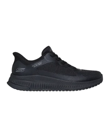 Pantofi sport Slip-Ins cu segmente de plasa si sintetice, Negru stins