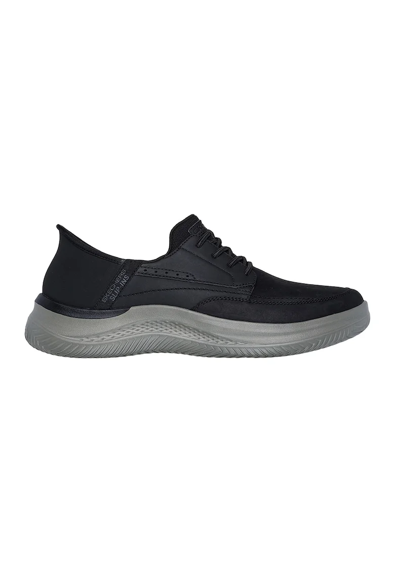 Pantofi sport Hasting Rory Slip-ins® din piele si piele ecologica, Negru