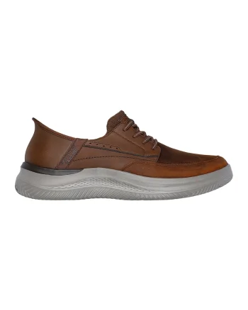 Pantofi sport Hasting Rory Slip-ins® din piele si piele ecologica, Caramel