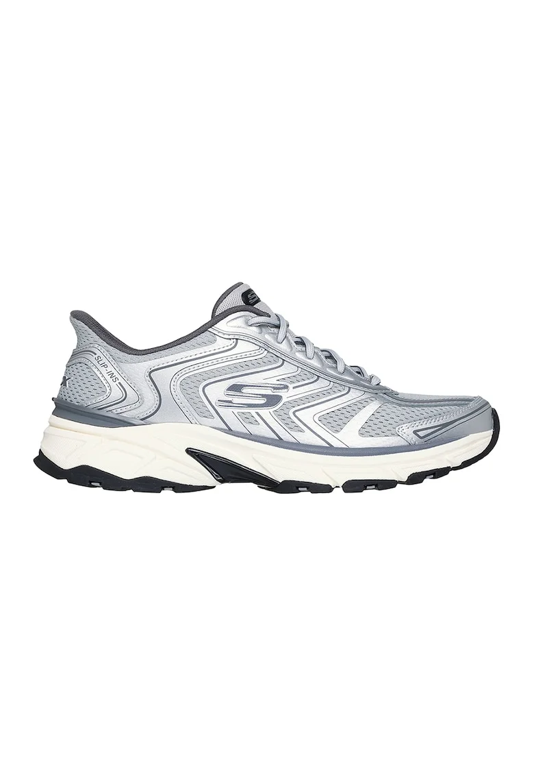 Pantofi sport Slip-ins® Stamina Sport, Alb/Argintiu