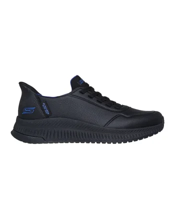 Pantofi sport Slip-ins™ Sport Squad de piele ecologica, Negru/Albastru royal