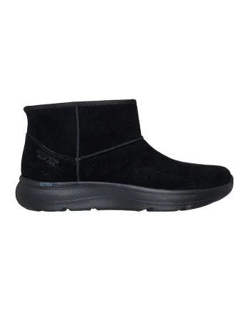 Ghete slip-ins din piele intoarsa, Negru