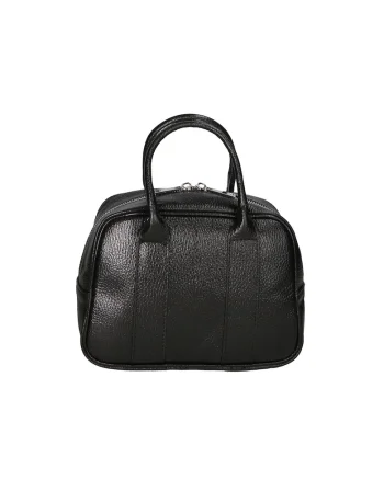 Geanta crossbody de piele, Negru