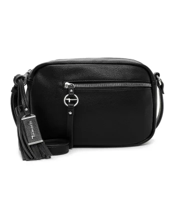 Geanta crossbody de piele ecologica Nele, Negru