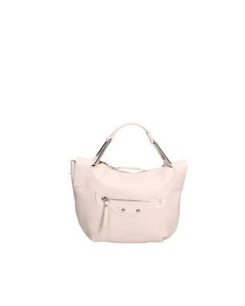 Geanta crossbody din piele cu bareta ajustabila, Bej