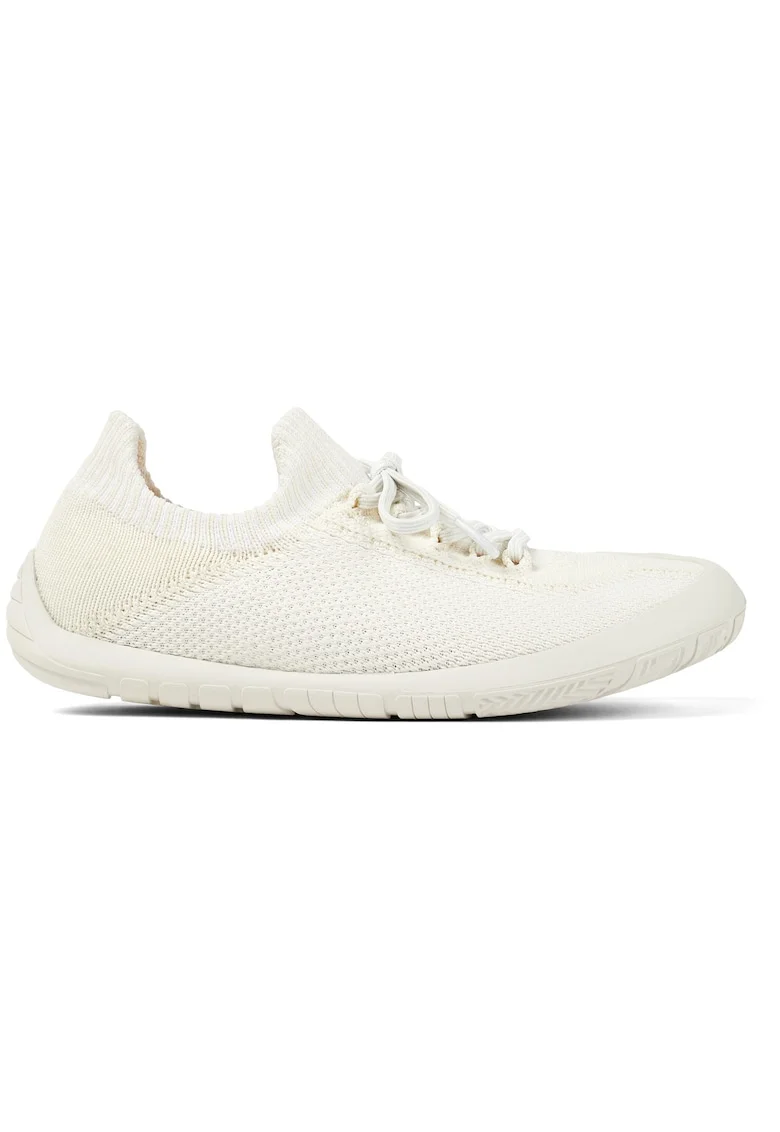 Pantofi sport slip-on din material textil Path, Alb