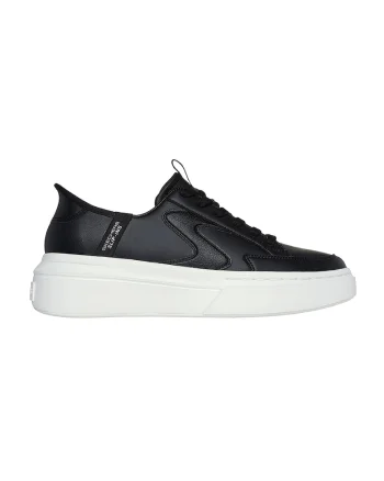 Pantofi sport Slip-Ins de piele ecologica, Negru