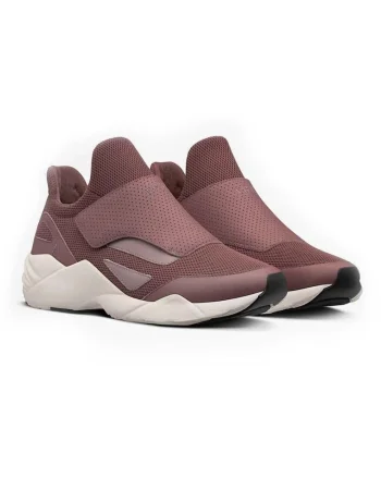 Pantofi sport slip-on din plasa si piele
