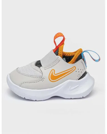 Pantofi sport slip-on cu logo, Gri deschis/Portocaliu/Alb optic