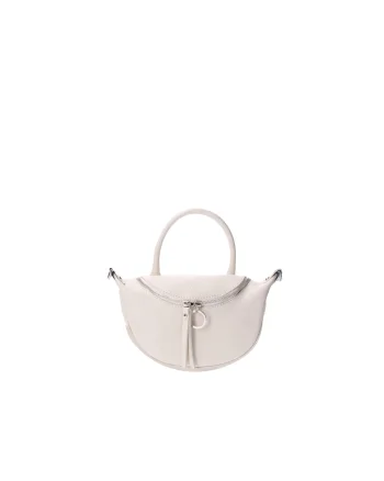 Geanta crossbody de piele, Bej deschis