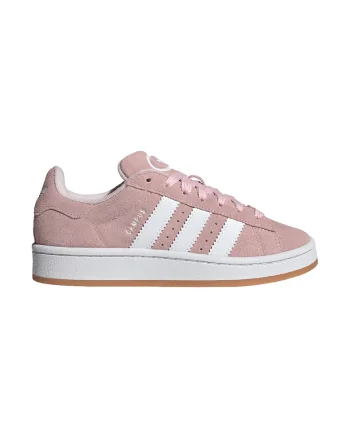 Pantofi sport Campus 00s din piele intoarsa cu garnituri sintetice, Alb/Roz somon