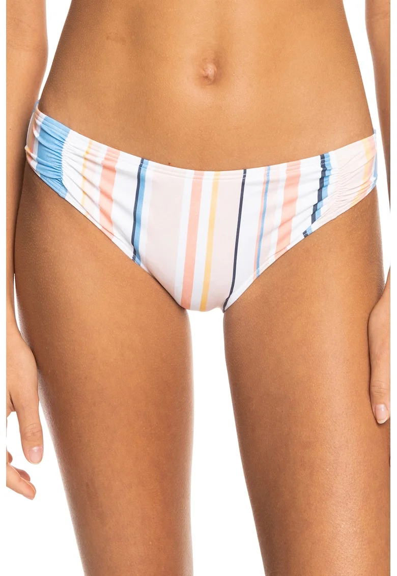 Slip cu imprimeu Beach Classics, Alb/Piersica/Albastru