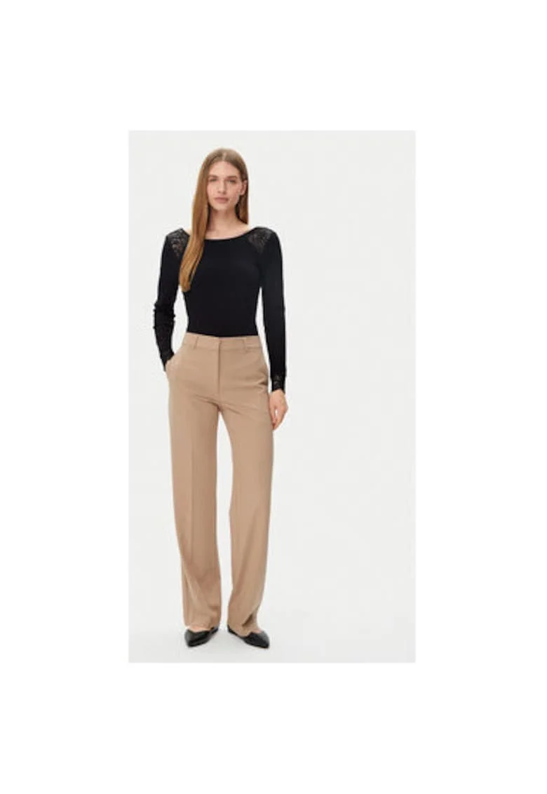 Body dama,  305253545, Viscoza/Acril, Negru, Negru
