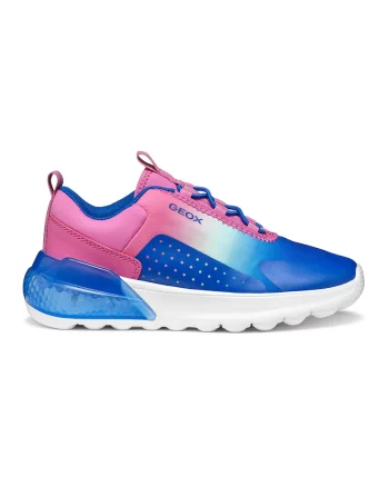 Pantofi sport slip-on cu LED-uri, Roz fandango/Albastru royal/Alb optic