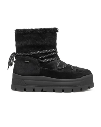 Ghete slip-on de piele intoarsa, Negru