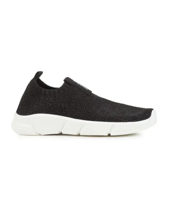 Pantofi sport slip-on din plasa tricotata, Negru