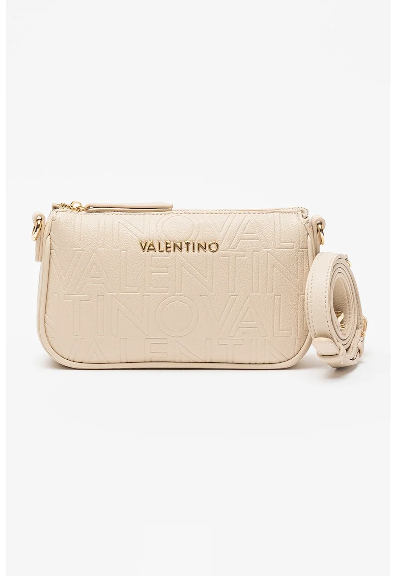 Geanta crossbody din piele ecologica Pansy, Crem