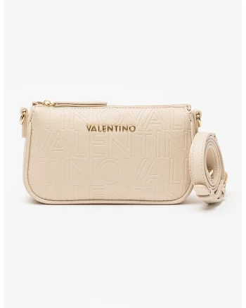 Geanta crossbody din piele ecologica Pansy, Crem