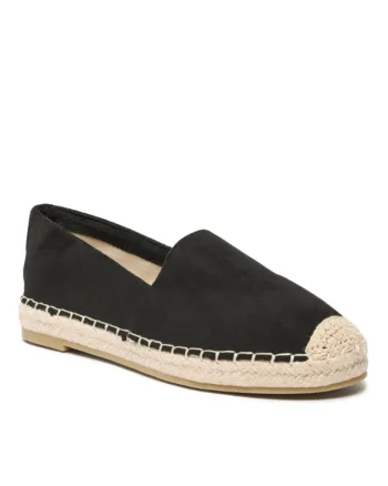 Espadrile dama,  Textil, Negru, 356488, Negru