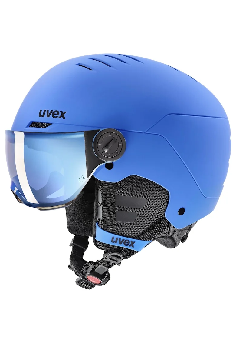 Casca ski  ROCKET JR VISOR, pentru copii, Albastru