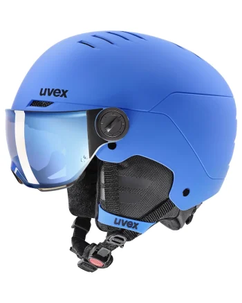 Casca ski  ROCKET JR VISOR, pentru copii, Albastru