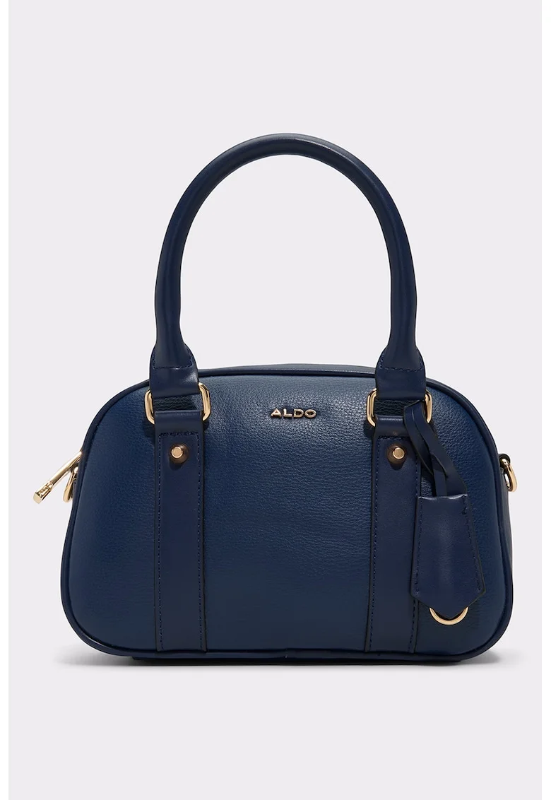 Geanta crossbody din piele ecologica Leanie, Albastru inchis
