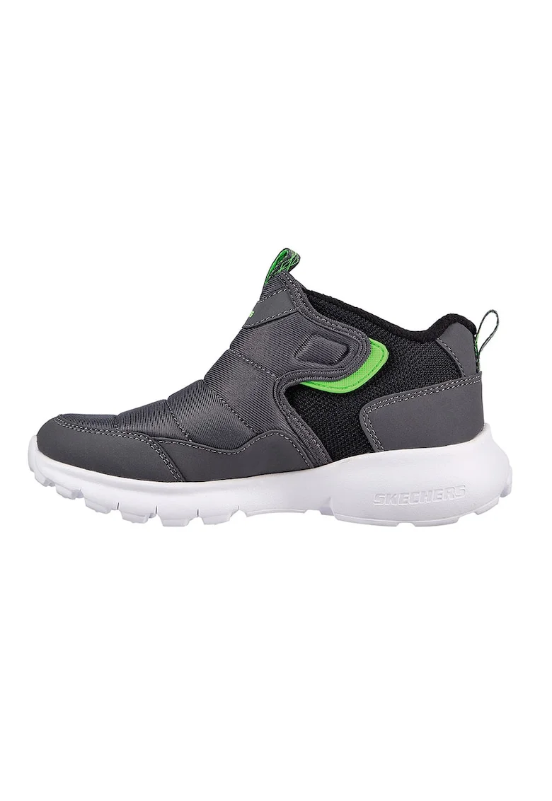 Pantofi sport slip-on Razorflex High, Negru/Gri inchis
