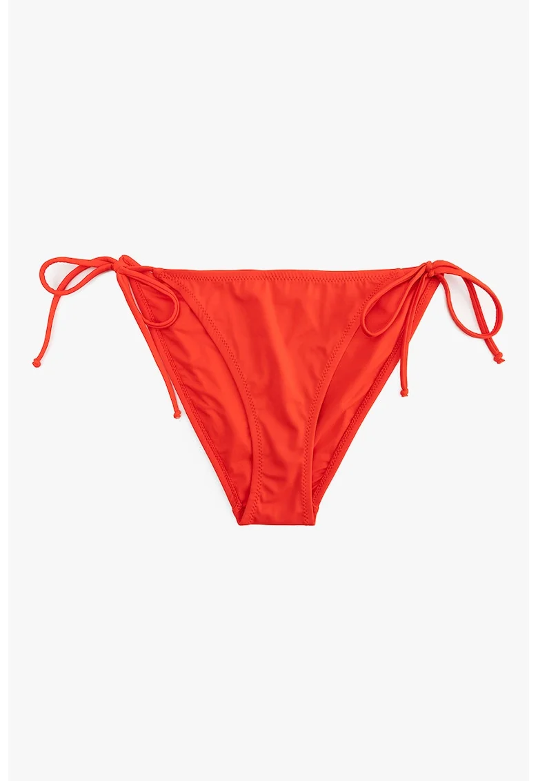 Slip cu snururi laterale, Portocaliu mandarina