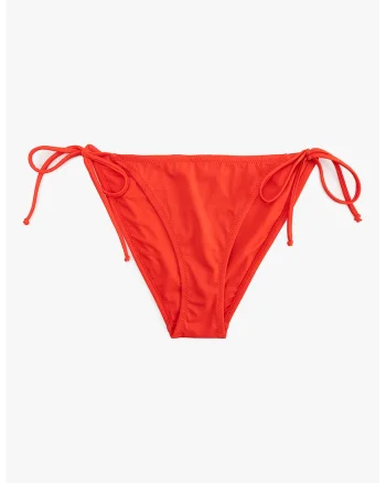 Slip cu snururi laterale, Portocaliu mandarina