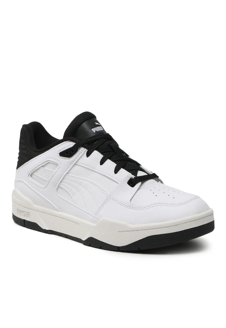 Pantofi sport cu garnituri de piele Slipstream, Alb