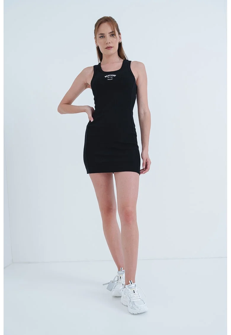 Rochie mini cu croiala bodycon, Negru