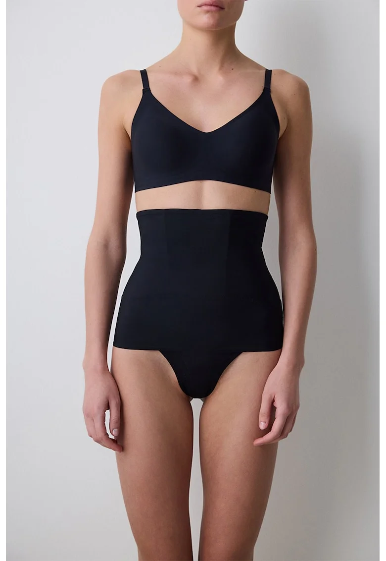Chiloti modelatori cu talie inalta, Negru