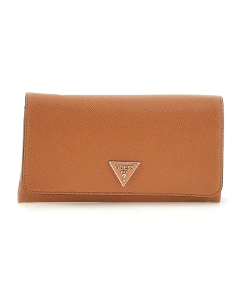 Geanta crossbody din piele ecologica cu bareta din lant Noelle, Caramel