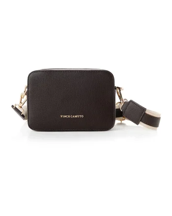 Geanta crossbody  din piele ecologica, Maro inchis, 13x19x6