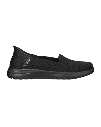 Pantofi slip-on On-The-Go Slip-Ins, Negru