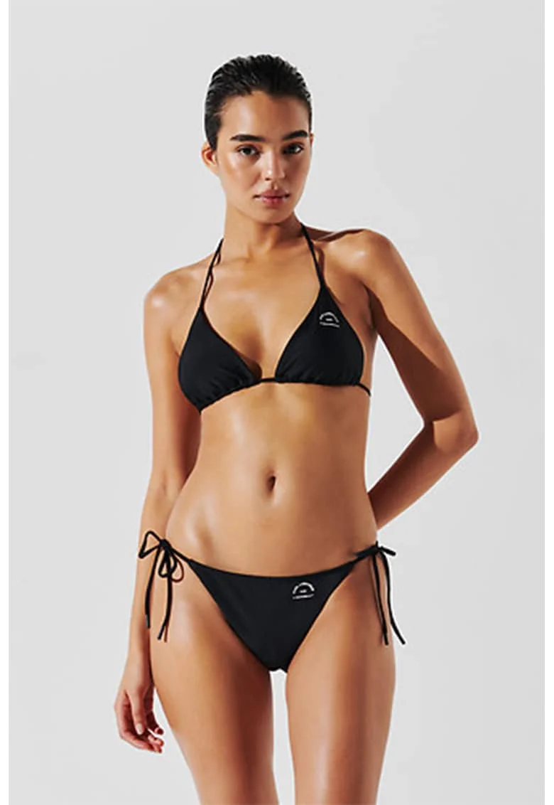 Slip de baie cu prindere laterala, Negru